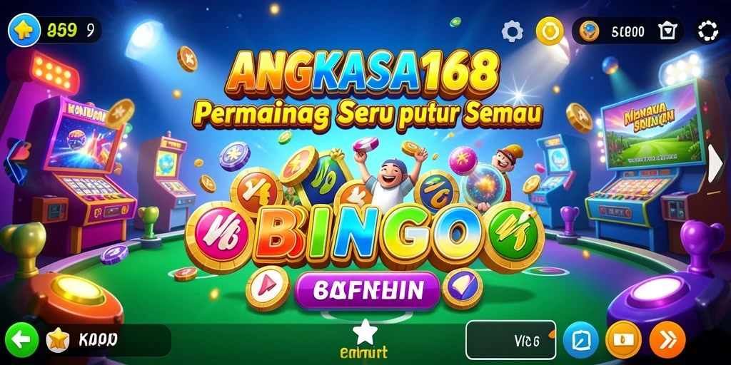 Screenshot utama menunjukkan gameplay Bingo yang mendebarkan.
