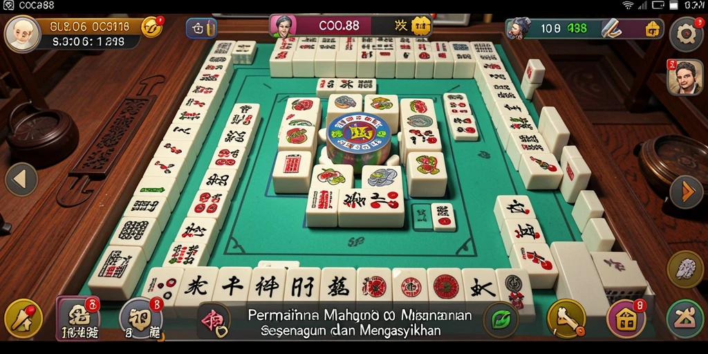 Screenshot gameplay COCOL88 yang menampilkan tingkat keseruan Mahjong.