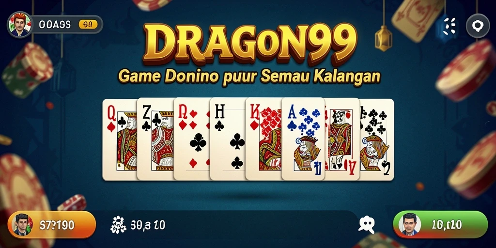 Screenshot gameplay domino yang menegangkan dan menyenangkan.