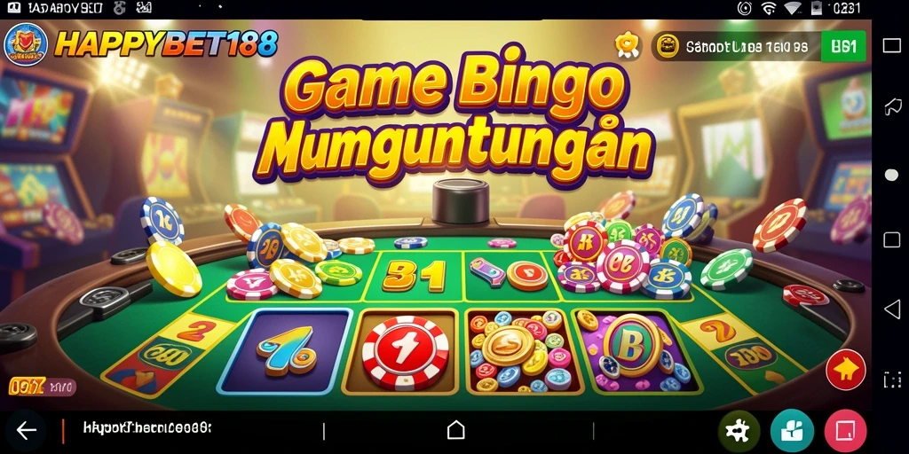 Gameplay seru dari game Bingo HAPPYBET188 yang menantang.
