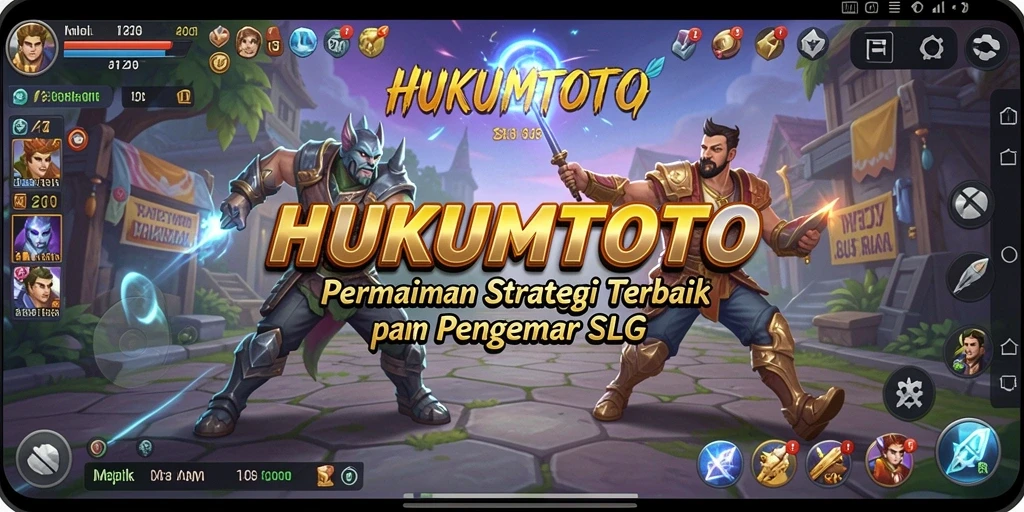 Screenshot menampilkan gameplay mendebarkan dari HUKUMTOTO.