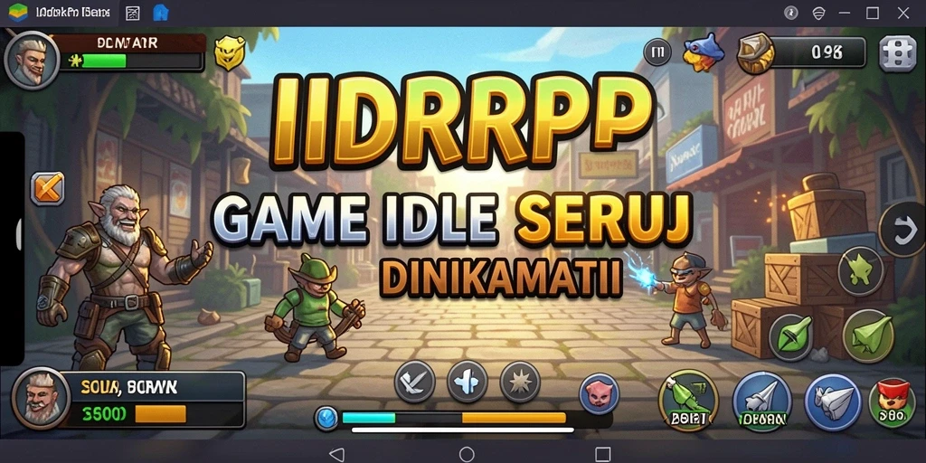 Tangkapan layar gameplay <strong>IDRRP</strong> menampilkan pengalaman Idle yang mendebarkan.