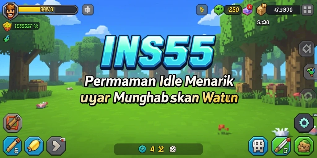 Tampilan gameplay INS55 dengan karakter dan lingkungan yang menarik.