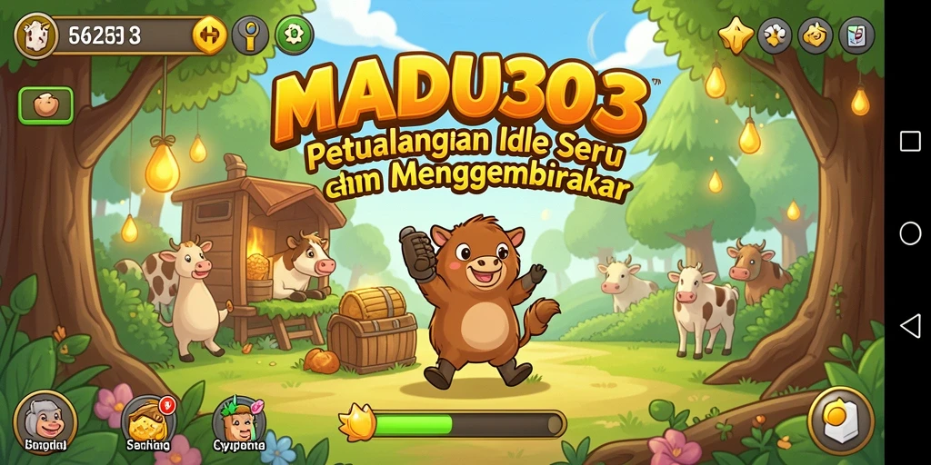 Tampilan gameplay seru dari MADU303 yang membuatnya menarik.