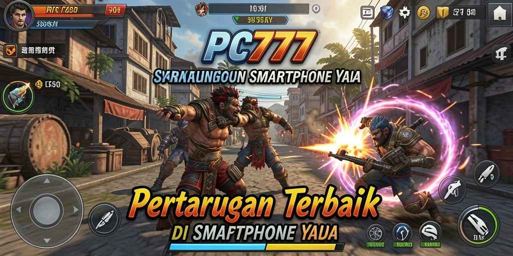 Screenshot PC777 menampilkan aksi pertarungan yang seru dan mendebarkan.