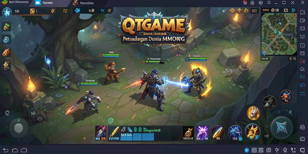 Gameplay seru dan menakjubkan di dunia MMORPG QTGAME.
