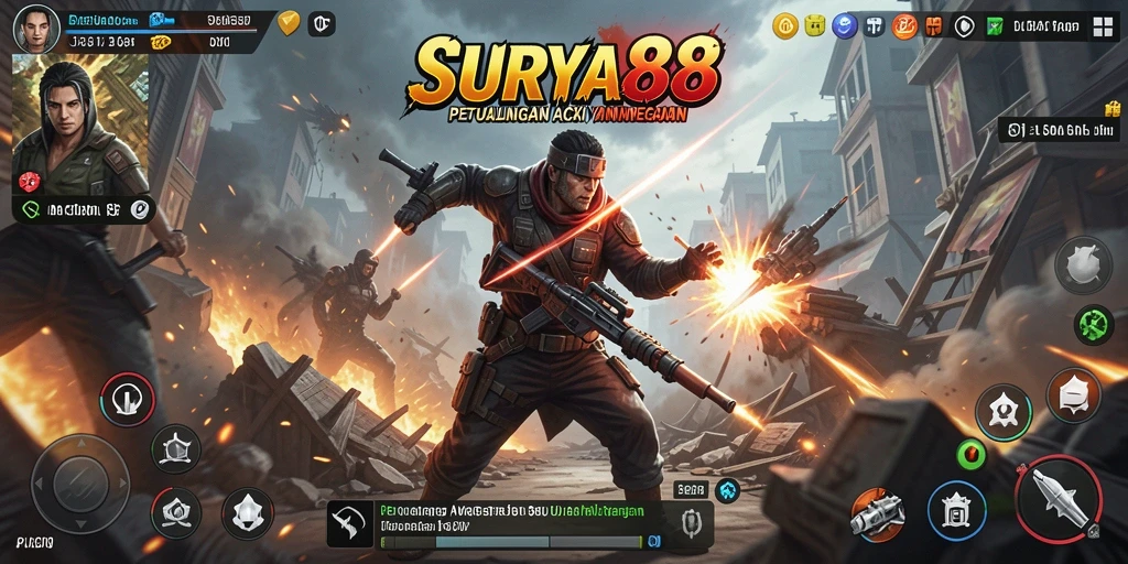 Gameplay SURYA88 yang intens dan seru di setiap misi.